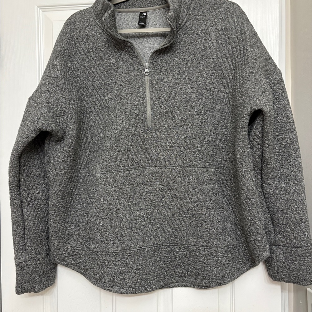 GAP Gray Women's Zip-Up Sweater